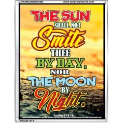 THE SUN SHALL NOT SMITE THEE   Christian Frame Wall Art   (GWAMAZEMENT6659)   