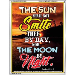 THE SUN SHALL NOT SMITE THEE   Framed Bible Verse   (GWAMAZEMENT6660)   