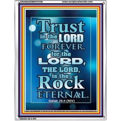 TRUST IN THE LORD   Scripture Art Prints   (GWAMAZEMENT6786)   "24X32"