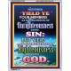 UNRIGHTEOUSNESS   Contemporary Christian Paintings Acrylic Glass frame   (GWAMAZEMENT7369)   