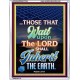 WAIT UPON THE LORD   Bible Verses Frame for Home   (GWAMAZEMENT7425)   