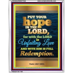 UNFAILING LOVE   Bible Scriptures on Love frame   (GWAMAZEMENT7630)   "24X32"