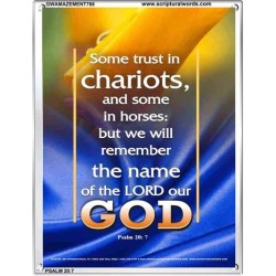 TRUST IN THE LORD   Christian Quote Frame   (GWAMAZEMENT768)   "24X32"