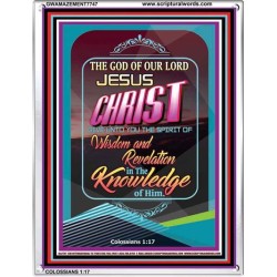 WISDOM AND REVELATION   Bible Verse Framed for Home Online   (GWAMAZEMENT7747)   