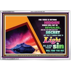 ALL SHALL BE REVEALED   Frame Scripture    (GWAMAZEMENT7813)   