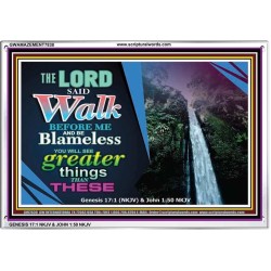 WALK BEFORE ME   Biblical Paintings   (GWAMAZEMENT7838)   "24X32"