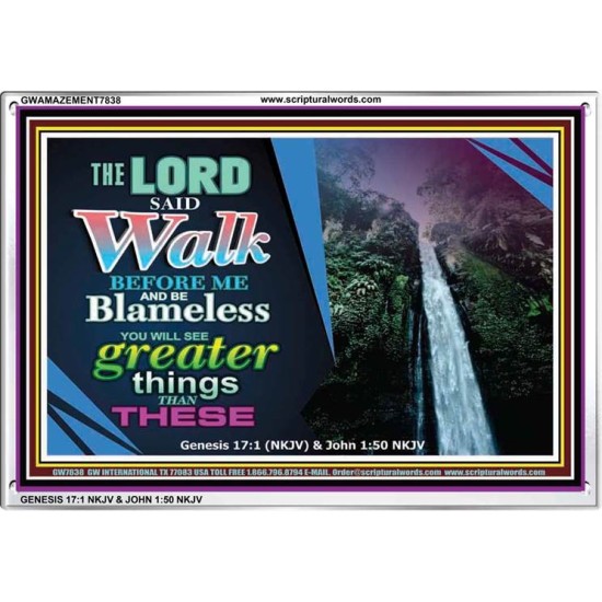 WALK BEFORE ME   Biblical Paintings   (GWAMAZEMENT7838)   