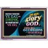 ALL THE GLORY OF GOD   Framed Scripture Art   (GWAMAZEMENT7842)   "24X32"