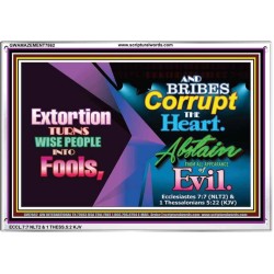 ABSTAIN FROM ALL APPEARANCE OF EVIL Bible Verses to Encourage  frame   (GWAMAZEMENT7862)   "24X32"