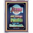 ALL THINGS ARE POSSIBLE   Bible Verses Wall Art Acrylic Glass Frame   (GWAMAZEMENT7932)   "24X32"
