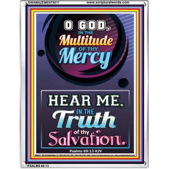 TRUTH OF THY SALVATION   Framed Bible Verses   (GWAMAZEMENT8017)   