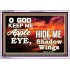 UNDER THE SHADOW OF THY WINGS   Frame Scriptural Wall Art   (GWAMAZEMENT8275)   "24X32"