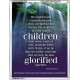 WE ARE THE CHILDREN OF GOD   Scriptural Portrait Acrylic Glass Frame   (GWAMAZEMENT830)   