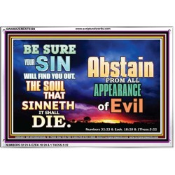 ABSTAIN FROM EVIL   Affordable Wall Art   (GWAMAZEMENT8389)   