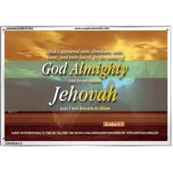 AND I APPEARED UNTO ABRAHAM   Bible Verse Frame Online   (GWAMAZEMENT840)   