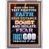 TRUST GOD AT ALL TIMES   Biblical Paintings Acrylic Glass Frame   (GWAMAZEMENT8415)   "24X32"