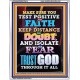 TRUST GOD AT ALL TIMES   Biblical Paintings Acrylic Glass Frame   (GWAMAZEMENT8415)   