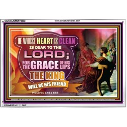 A CLEAN HEART   Bible Verses Frame Art Prints   (GWAMAZEMENT8502)   