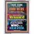 YOUR FATHER WHO IS IN HEAVEN    Scripture Wooden Frame   (GWAMAZEMENT8550)   "24X32"