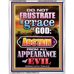 ABSTAIN FROM ALL APPEARANCE OF EVIL   Bible Scriptures on Forgiveness Frame   (GWAMAZEMENT8600)   