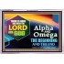 ALPHA AND OMEGA   Christian Quotes Framed   (GWAMAZEMENT8649L)   "24X32"