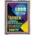 YAHWEH  OUR POWER AND MIGHT   Framed Office Wall Decoration   (GWAMAZEMENT8656)   "24X32"