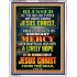 ABUNDANT MERCY   Scripture Wood Frame Signs   (GWAMAZEMENT8731)   "24X32"