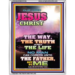 THE WAY TRUTH AND THE LIFE   Scripture Art Prints   (GWAMAZEMENT8756)   