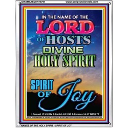 THE SPIRIT OF JOY   Bible Verse Acrylic Glass Frame   (GWAMAZEMENT8797)   