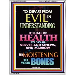 WISDOM IS HEALTH   Inspirational Wall Art Frame   (GWAMAZEMENT8833)   "24X32"