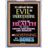 WISDOM IS HEALTH   Inspirational Wall Art Frame   (GWAMAZEMENT8833)   "24X32"