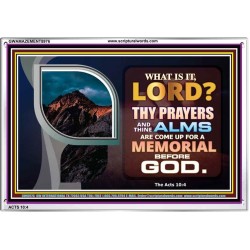 A MEMORIAL BEFORE GOD   Framed Scriptural Dcor   (GWAMAZEMENT8976)   "24X32"