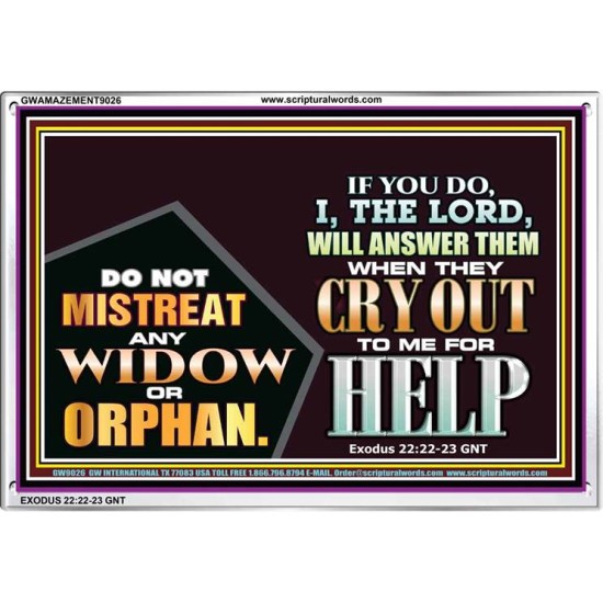 WIDOWS AND ORPHANS   Biblical Art   (GWAMAZEMENT9026)   