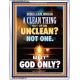 UNCLEAN   Scriptures Wall Art   (GWAMAZEMENT9144)   