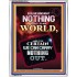 WE BROUGHT NOTHING TO THE WORLD   Frame Scriptures Dcor   (GWAMAZEMENT9147)   "24X32"