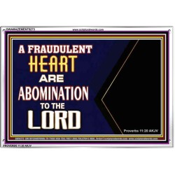 WHAT ARE ABOMINATION TO THE LORD   Large Framed Scriptural Wall Art   (GWAMAZEMENT9273)   "24X32"