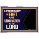 WHAT ARE ABOMINATION TO THE LORD   Large Framed Scriptural Wall Art   (GWAMAZEMENT9273)   