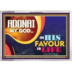 ADONAI MY GOD   Bible Verse Framed for Home Online   (GWAMAZEMENT9288)   