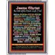 NAMES OF JESUS CHRIST WITH BIBLE VERSES    Religious Art Acrylic Glass Frame   (GWAMAZEMENTJESUSCHRISTPORTRAIT)   