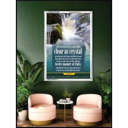 WATER OF LIFE   Christian Quotes Framed   (GWAMBASSADOR082)   "32X48"