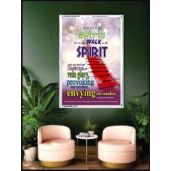 WALK IN THE SPIRIT   Large Framed Scripture Wall Art   (GWAMBASSADOR1667)   "32X48"