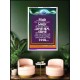 WITH ALL THY HEART   Scriptural Portrait Acrylic Glass Frame   (GWAMBASSADOR3306B)   