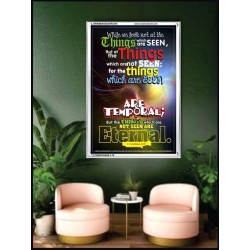 THINGS WHICH ARE SEEN ARE TEMPORAL   Scripture Art Prints   (GWAMBASSADOR3318)   
