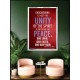 UNITY OF THE SPIRIT   Acrylic Glass Frame Scripture Art   (GWAMBASSADOR3995)   