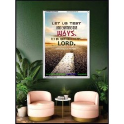 TURN BACK TO THE LORD   Christian Artwork   (GWAMBASSADOR4438)   "32X48"