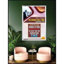 THE THOUGHTS THAT I THINK   Scripture Art Acrylic Glass Frame   (GWAMBASSADOR4553)   
