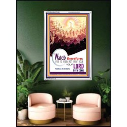 WATCH THEREFORE   Bible Verse Wall Art Frame   (GWAMBASSADOR4665)   "32X48"