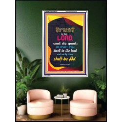 TRUST IN THE LORD   Bible Verses Framed Art   (GWAMBASSADOR4779)   "32X48"