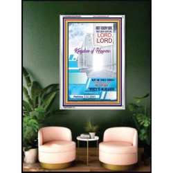 THE WILL OF MY FATHER    Acrylic Glass framed scripture art   (GWAMBASSADOR4913)   