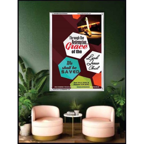 WE SHALL BE SAVED   Inspiration Wall Art Frame   (GWAMBASSADOR4944)   